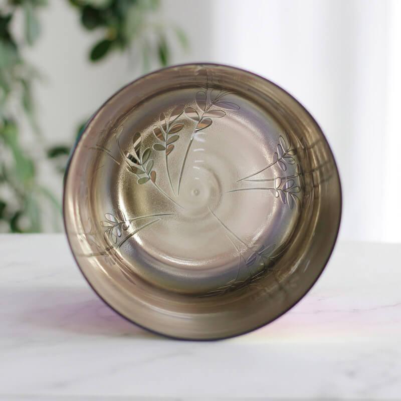 Leaf carving Vibrant Singing Bowl Therapeutic Sound, Relaxation Meditation Home Spa