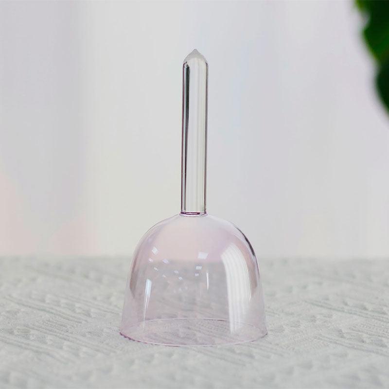 Simple Handle Singing Bowl - Clear Color, Unique Sound Effect, Meditation, Yoga