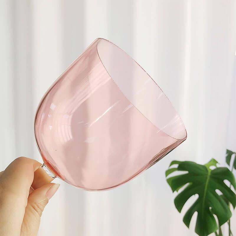 Simple Handle Singing Bowl - Clear Color, Unique Sound Effect, Meditation, Yoga