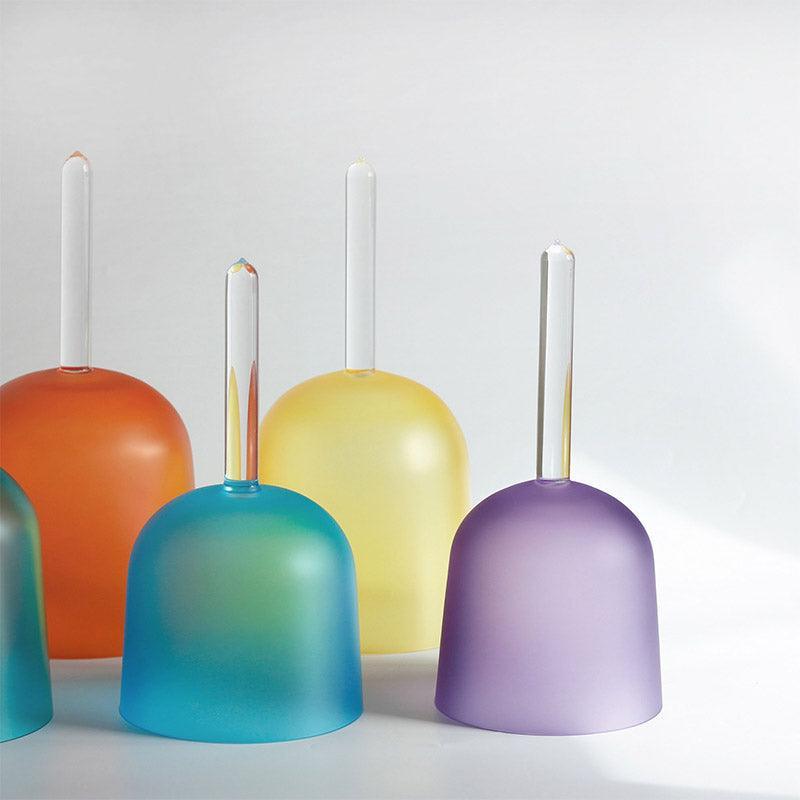Hazy Handle Singing Bowl Set: Meditation, Healing, Unique Artistry Decor