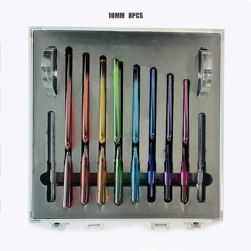 Colored Crystal Tuning Fork Set Vivid Clarity | Harmonic Therapy | Zen Soundscapes