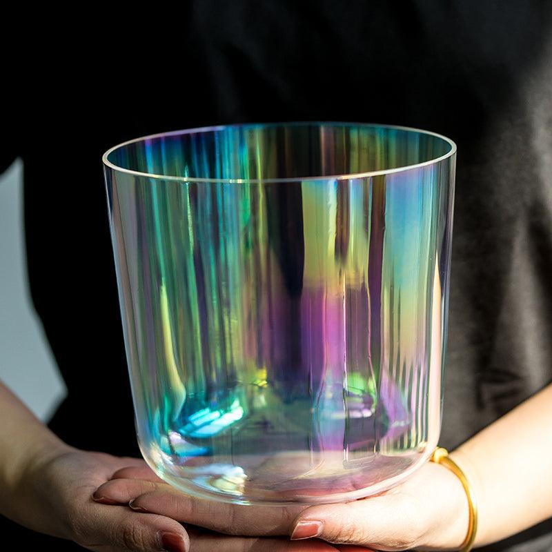 Clear Green Crystal Bowl - Therapeutic Sound, Relaxation, Meditation