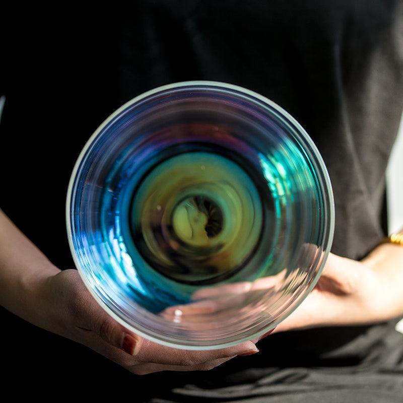 Clear Green Crystal Bowl - Therapeutic Sound, Relaxation, Meditation