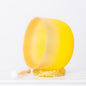 Two-color Gilded Crystal Singing Bowl: Healing Sounds, Stress Relief, Meditation, Yoga