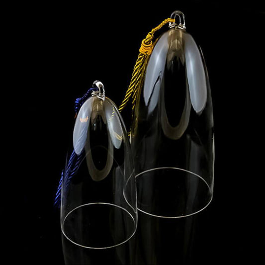 Clear Crystal Singing Bell - Calming Sounds, Unique Gift, Relaxation & Meditation