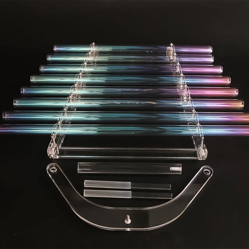Colorful Crystal Harp for Healing & Meditation