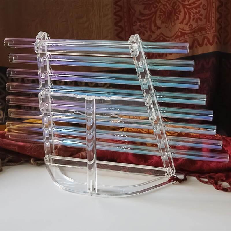 Colorful Crystal Harp for Healing & Meditation