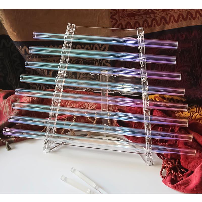 Colorful Crystal Harp for Healing & Meditation