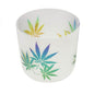 Frosted Crystal Singing Bowl - Colorful Nature Design - Meditation, Relaxation - Unique Sound, Visual Appeal - Home, Spa, Wellness