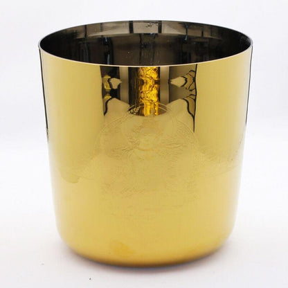 Golden Crystal Singing Bowl Sound Therapy - Unique Craftsmanship Vibrant Color