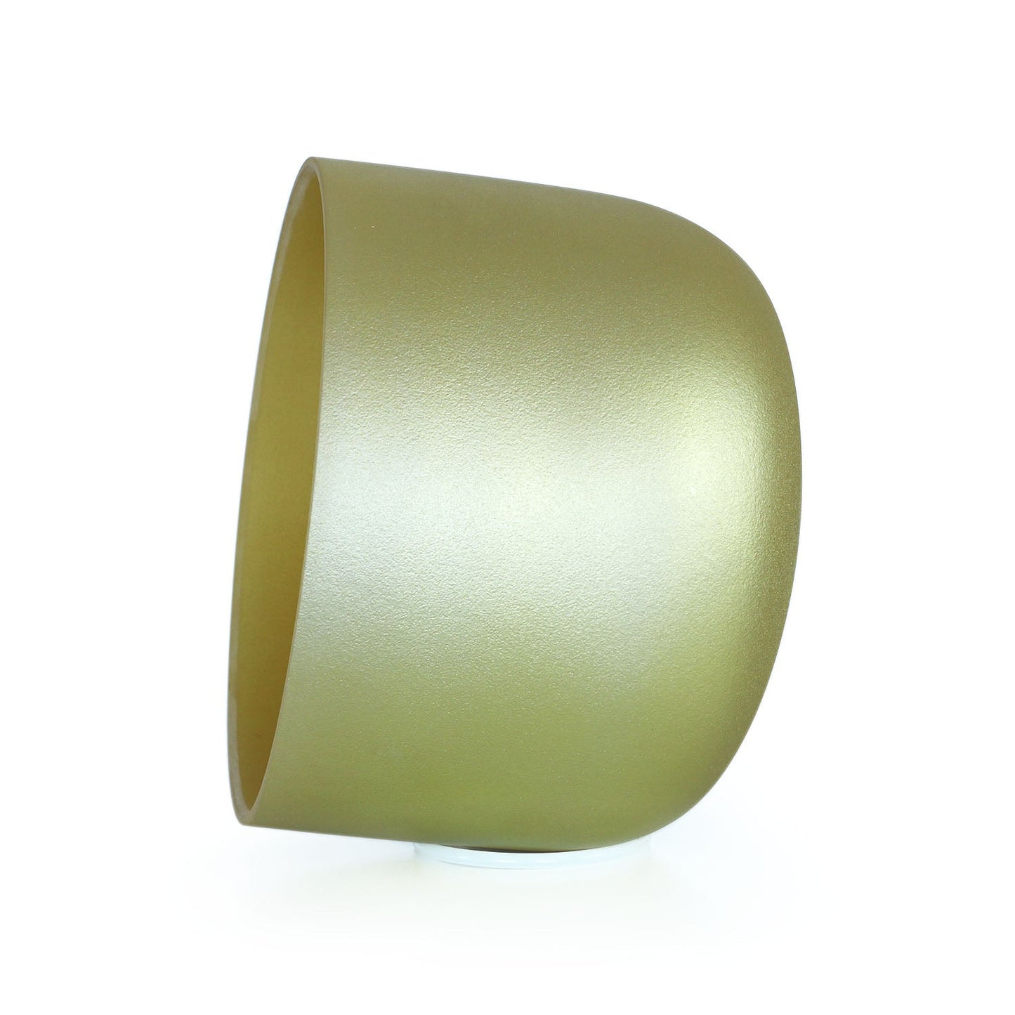 Gold-colored Crystal Singing Bowl for Healing Meditation