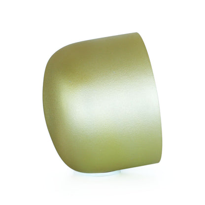 Gold-colored Crystal Singing Bowl for Healing Meditation