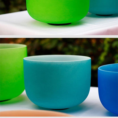 Blue Crystal Singing Bowl: Calming & Sound Meditation Healing Spa, Yoga
