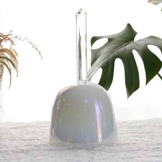 White Singing Bowl - Zen Meditation, Portable for Yoga & SPA