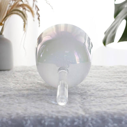 White Singing Bowl - Zen Meditation, Portable for Yoga & SPA