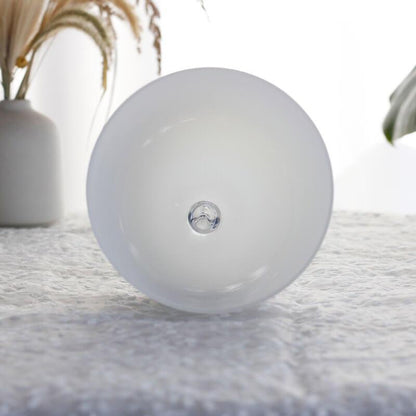 White Singing Bowl - Zen Meditation, Portable for Yoga & SPA