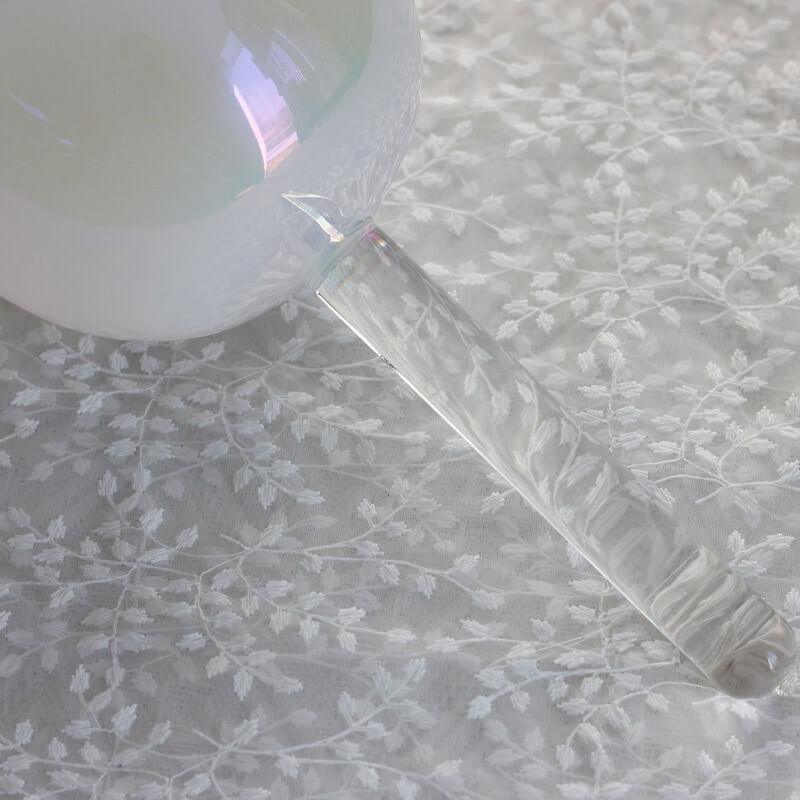 White Singing Bowl - Zen Meditation, Portable for Yoga & SPA