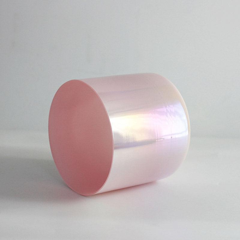Macaroon Pink Crystal Singing Bowl: Calming Aesthetic, Meditation, Stress Relief, Yoga, Spa