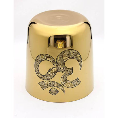 Golden Elegance Singing Bowl - Relaxing Vibrations Unique Design, Home & Spa