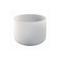 Classic Frosted White Singing Bowl: Calm & Soothing Unique Frosted Finish