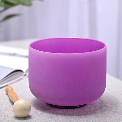 Frosted Rainbow Sound Bowl Set | Healing Harmony | Zen Spaces