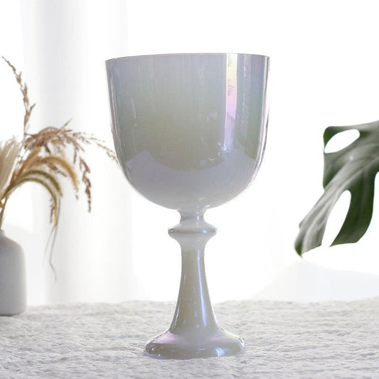 Mother of Pearl Color Chalice -  Meditation, Healing, Ceremonial, Unique Sound