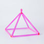 Vibrant Pink Crystal Singing Pyramid: Enhanced Frequency, Meditation, Healing