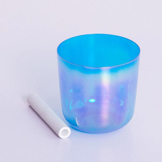 Blue / Orange Clear Singing Bowl - Calm & Heal,Meditation Spirituality