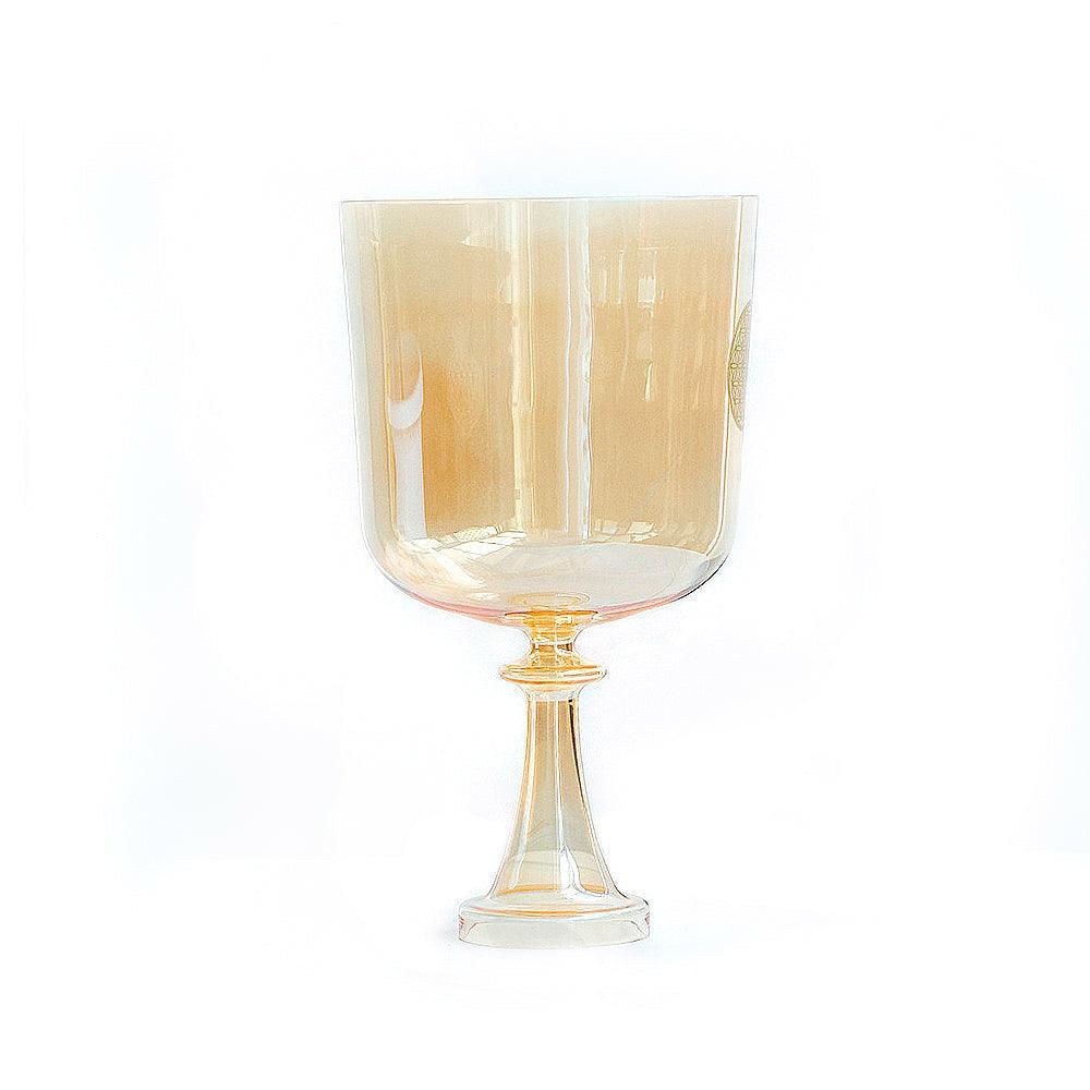 Golden Crystal Singing Chalice: Sound Healing, Meditation, Spiritual